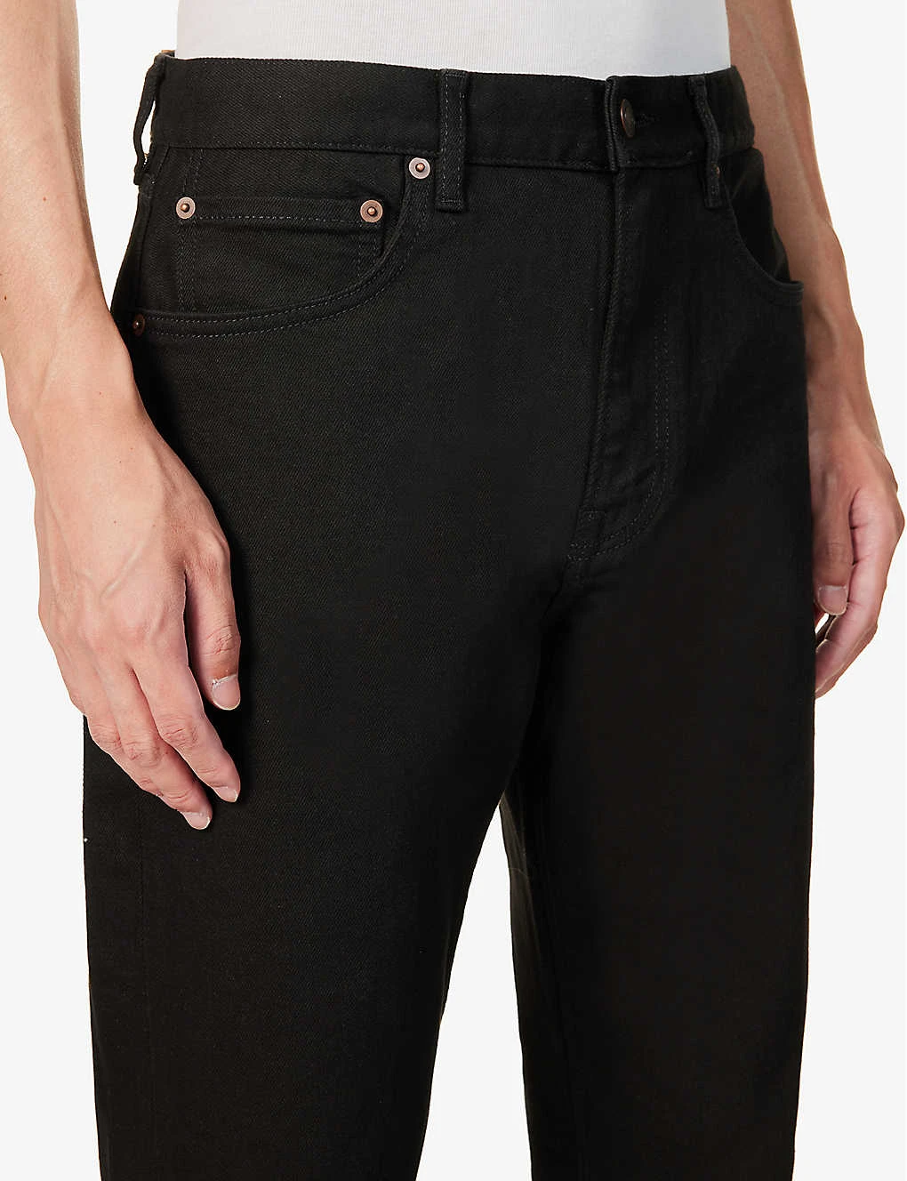 Tapered-leg Mid-rise Organic Stretch-denim Jeans 5 Tapered-leg Mid-rise Organic Stretch-denim Jeans - Image 5