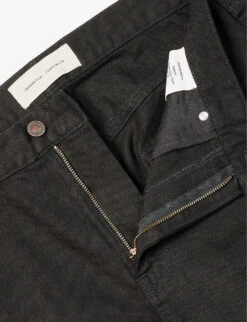 Tapered-leg Mid-rise Organic Stretch-denim Jeans 13 Tapered-leg Mid-rise Organic Stretch-denim Jeans -AllSain Clothing Shop R04171485 RINSESTAYBLACK ALT06