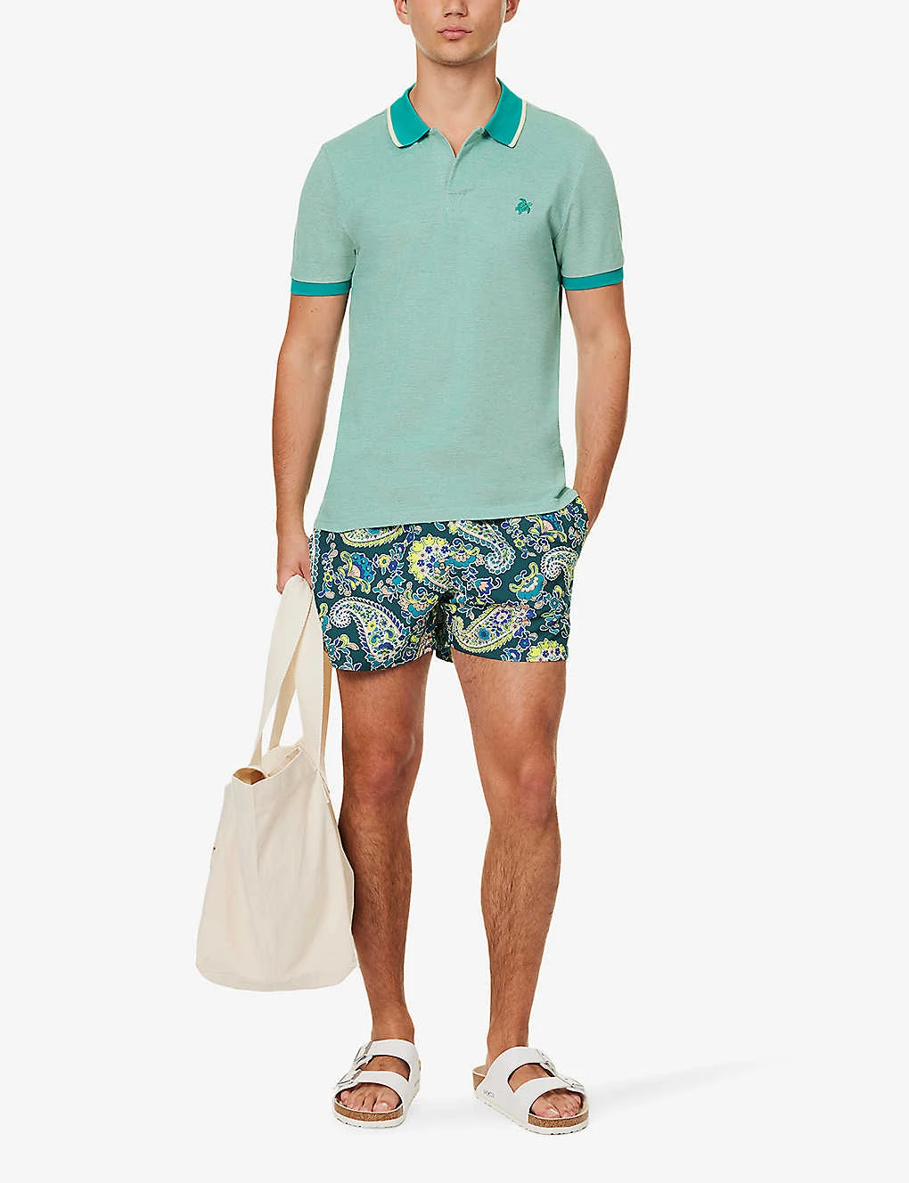 Bjorn Borg Paisley-print Elasticated Waistband Regular-fit Swim Shorts 2 Bjorn Borg Paisley-print Elasticated Waistband Regular-fit Swim Shorts - Image 2