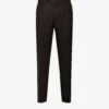 Dolce & Gabbana Pressed-crease Straight-leg Mid-rise Linen Trousers