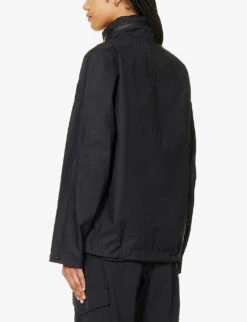 Exclusive Unisex Keilir Paclite Funnel-neck Shell Jacket -AllSain Clothing Shop R04180744 BLACK ALT03