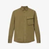 BELSTAFF Scale Brand-patch Regular-fit Cotton-twill Shirt