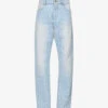 Versace Brand-print Straight-leg Regular-fit Jeans