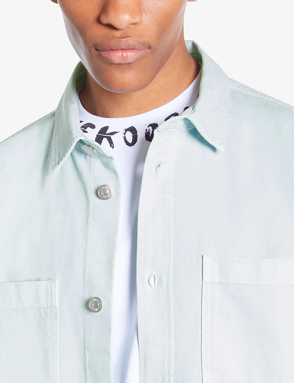 THE KOOPLES Relaxed-fit Long-sleeve Denim Shirt 6 THE KOOPLES Relaxed-fit Long-sleeve Denim Shirt - Image 6