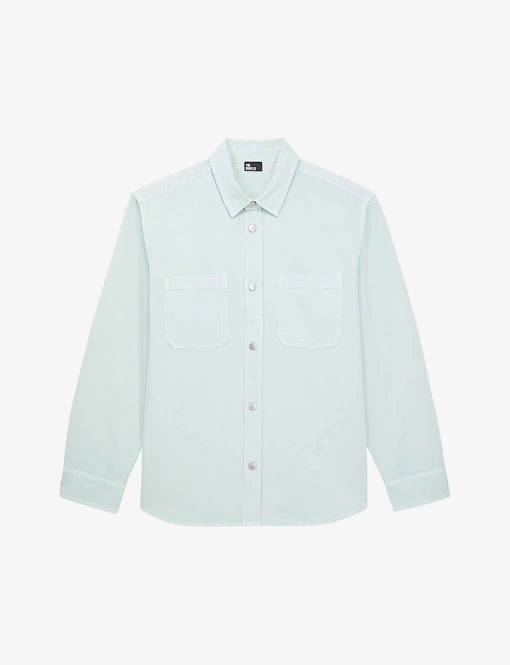 THE KOOPLES Relaxed-fit Long-sleeve Denim Shirt 1 THE KOOPLES Relaxed-fit Long-sleeve Denim Shirt