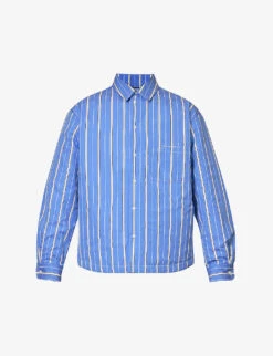 Jacquemus La Chemise Boulanger Striped Cotton Shirt