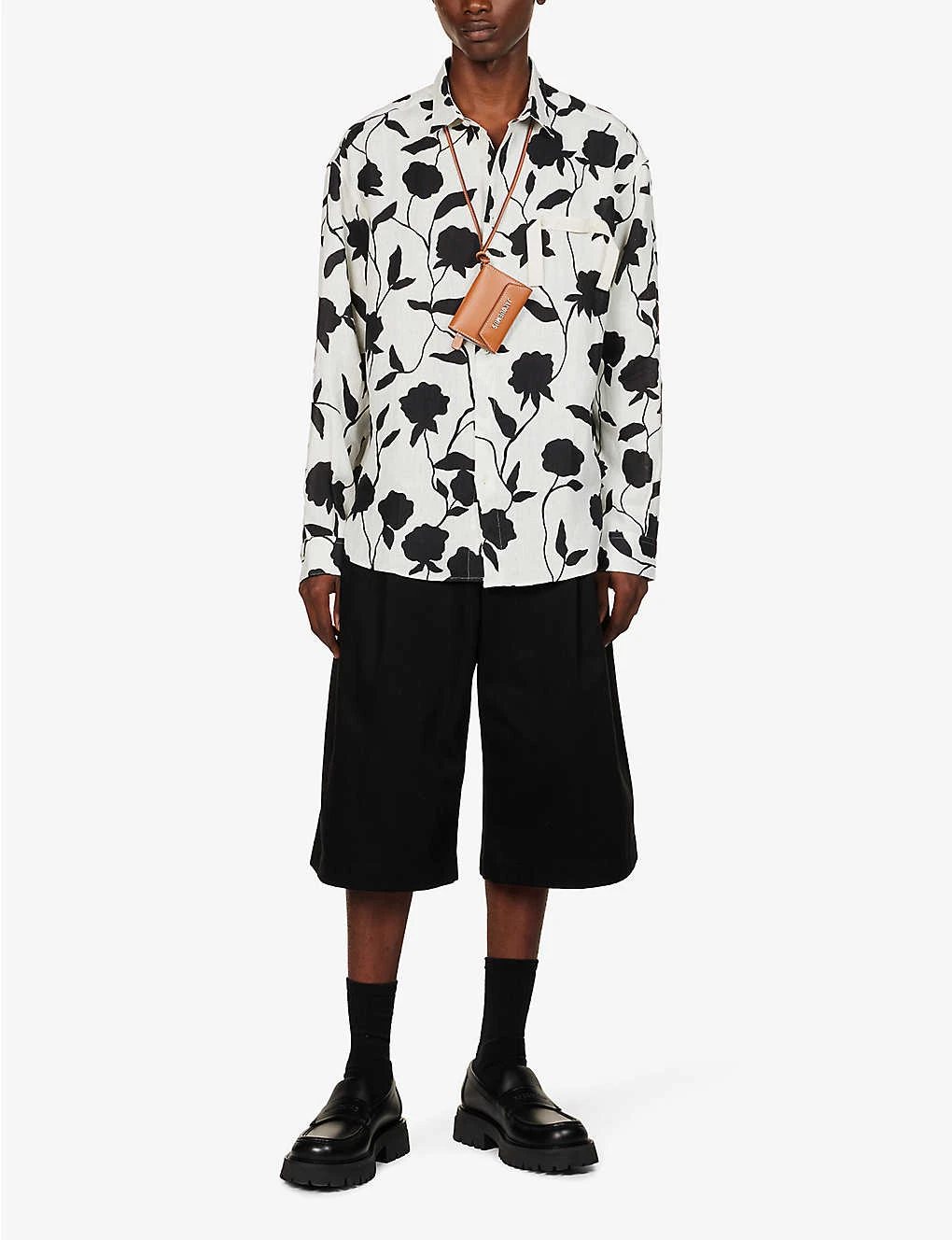 Jacquemus La Chemise Simon Floral-pattern Relaxed-fit Linen Shirt 2 Jacquemus La Chemise Simon Floral-pattern Relaxed-fit Linen Shirt - Image 2