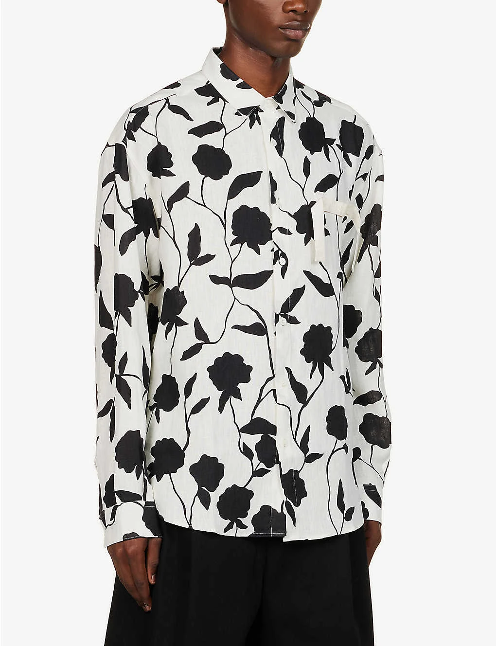 Jacquemus La Chemise Simon Floral-pattern Relaxed-fit Linen Shirt 3 Jacquemus La Chemise Simon Floral-pattern Relaxed-fit Linen Shirt - Image 3