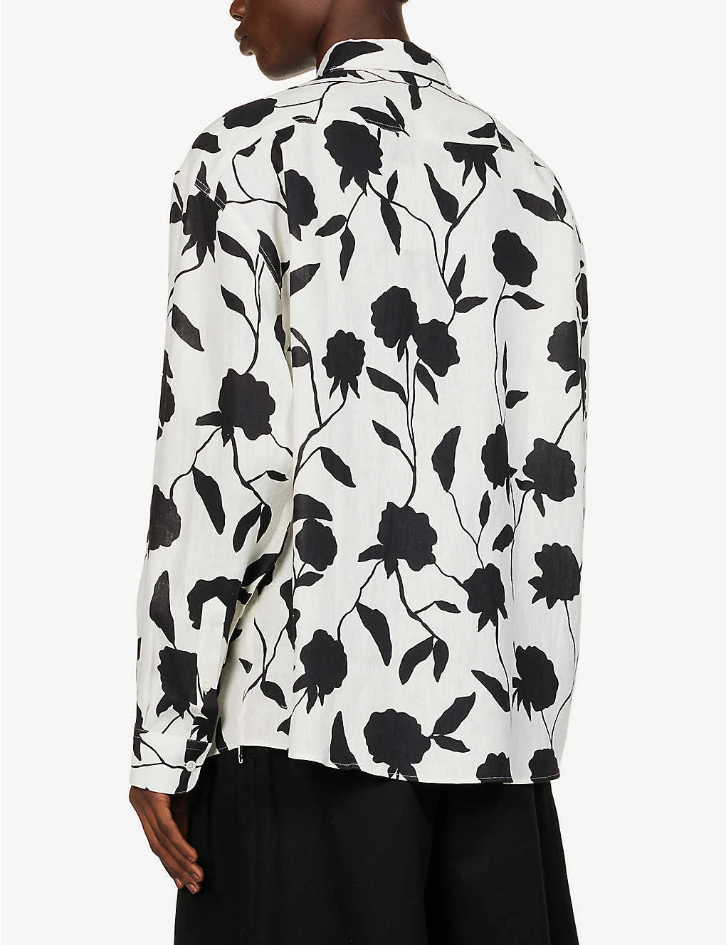 Jacquemus La Chemise Simon Floral-pattern Relaxed-fit Linen Shirt 4 Jacquemus La Chemise Simon Floral-pattern Relaxed-fit Linen Shirt - Image 4