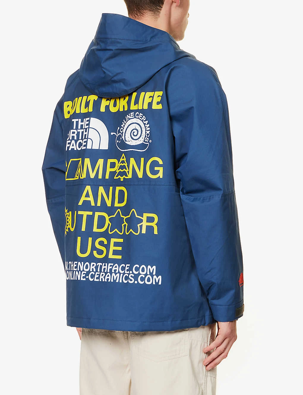 The North Face X Online Ceramic Windjammer Funnel-neck Oversized Cotton-blend Jacket 4 The North Face X Online Ceramic Windjammer Funnel-neck Oversized Cotton-blend Jacket - Image 4