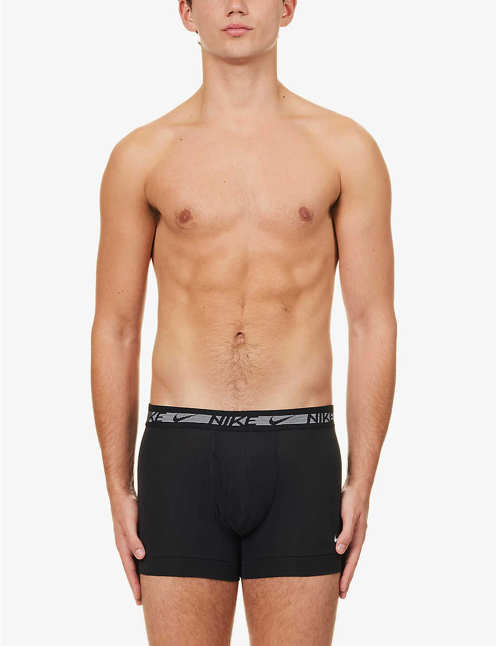 Nike Pack Of Three Logo-waistband Stretch Recycled-polyester Trunks 2 Nike Pack Of Three Logo-waistband Stretch Recycled-polyester Trunks - Image 2