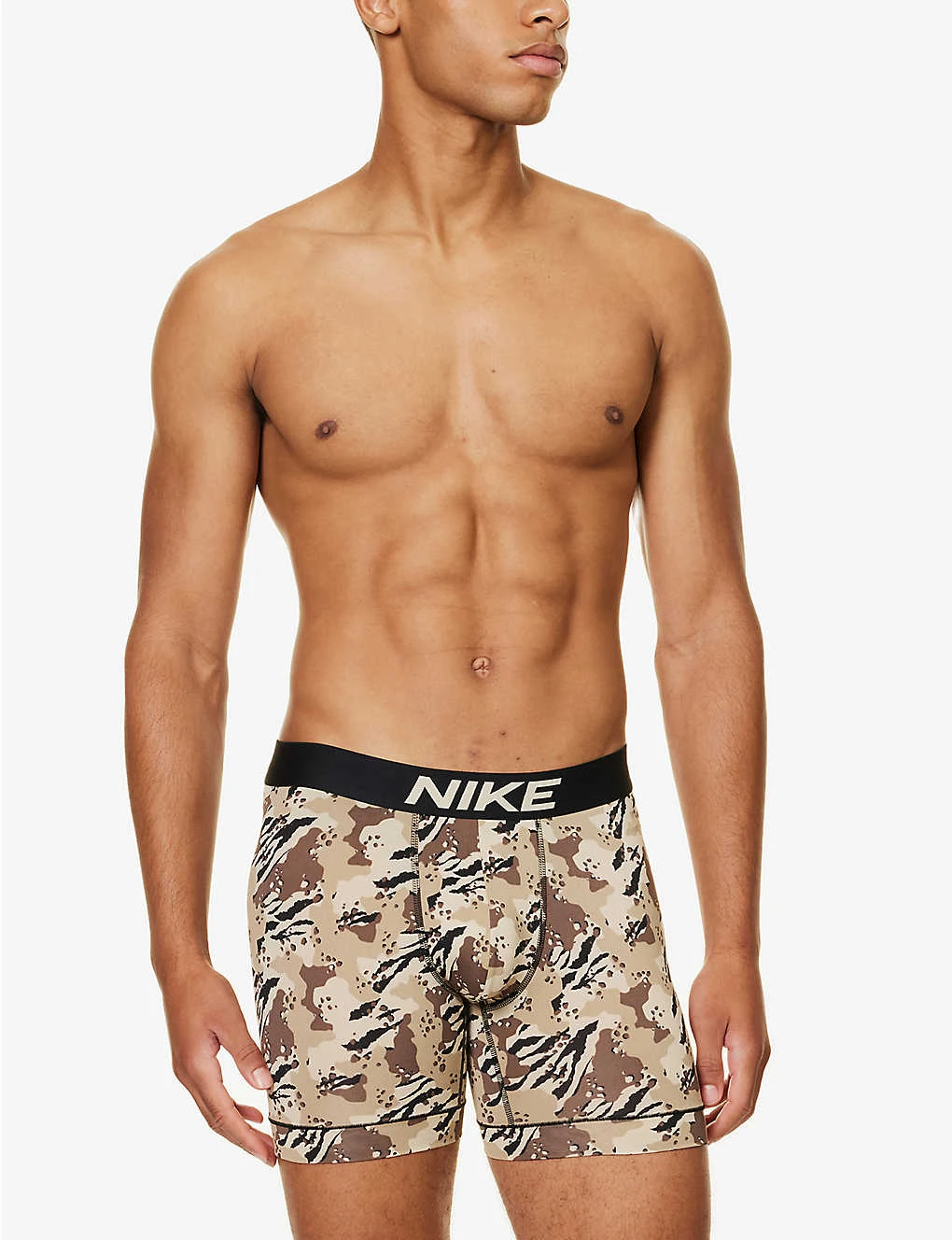Nike Camo-print Branded-waistband Stretch-woven Boxer Briefs 2 Nike Camo-print Branded-waistband Stretch-woven Boxer Briefs - Image 2