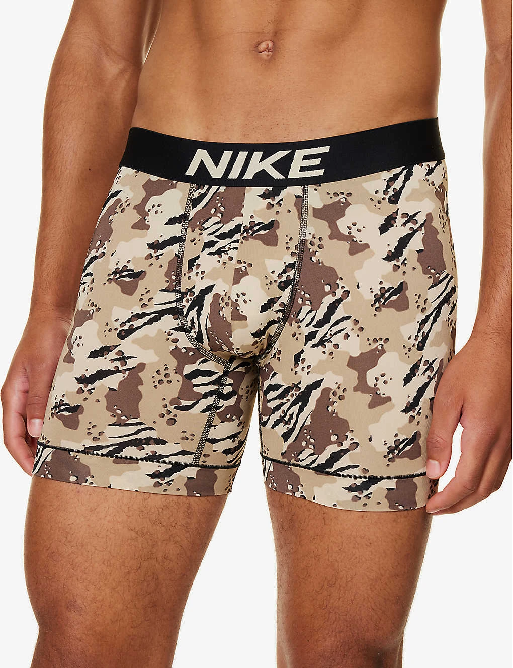 Nike Camo-print Branded-waistband Stretch-woven Boxer Briefs 4 Nike Camo-print Branded-waistband Stretch-woven Boxer Briefs - Image 4
