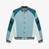 THE KOOPLES Patchwork Ribbed-hem Woven Jacket