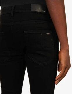 Amiri MX1 Bandana Distressed Straight-leg Jeans 12 Amiri MX1 Bandana Distressed Straight-leg Jeans -AllSain Clothing Shop R04188193 BLACK ALT05