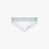 Versace Logo-waistband Low-rise Stretch-cotton Briefs