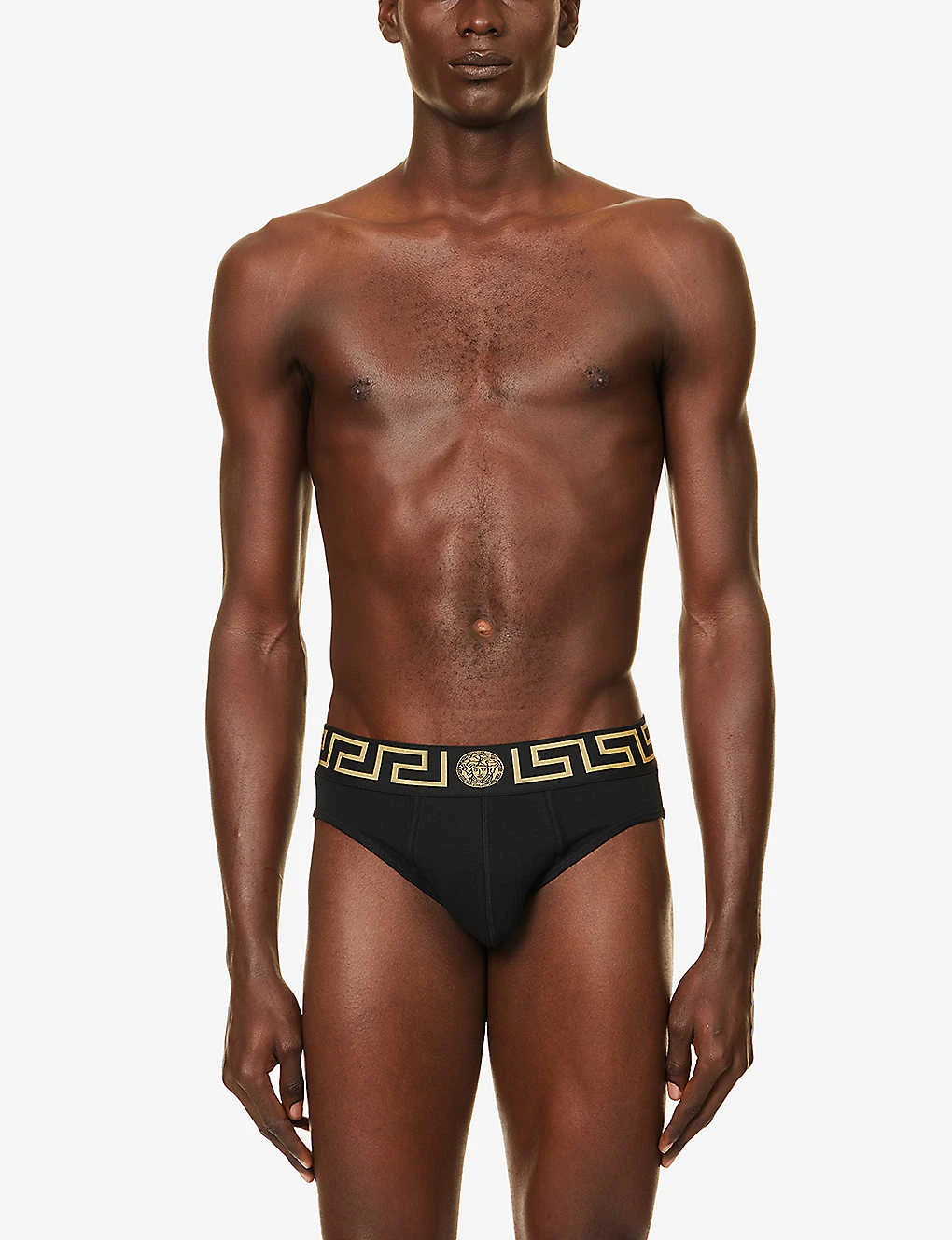 Versace Iconic Pack Of Two Stretch-cotton Briefs 2 Versace Iconic Pack Of Two Stretch-cotton Briefs - Image 2
