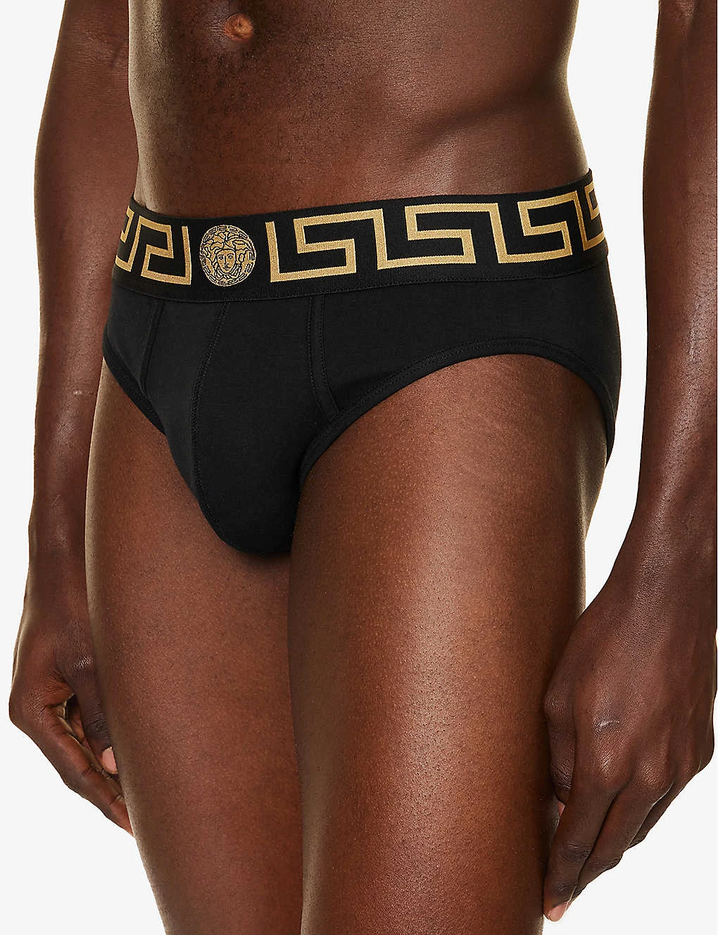 Versace Iconic Pack Of Two Stretch-cotton Briefs 4 Versace Iconic Pack Of Two Stretch-cotton Briefs - Image 4