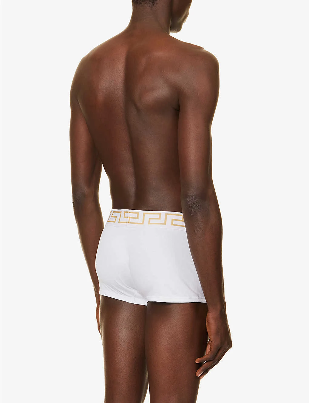 Versace Pack Of Two Logo-waistband Low-rise Stretch-cotton Trunks 3 Versace Pack Of Two Logo-waistband Low-rise Stretch-cotton Trunks - Image 3
