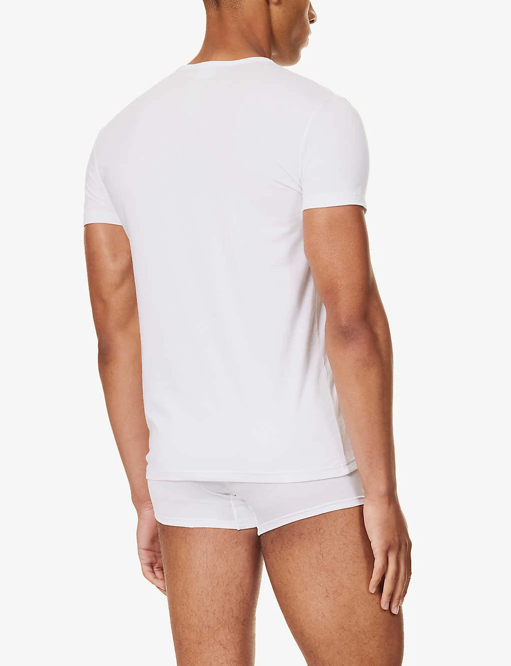 Versace Graphic-print Crewneck Stretch-cotton T-shirt 3 Versace Graphic-print Crewneck Stretch-cotton T-shirt - Image 3