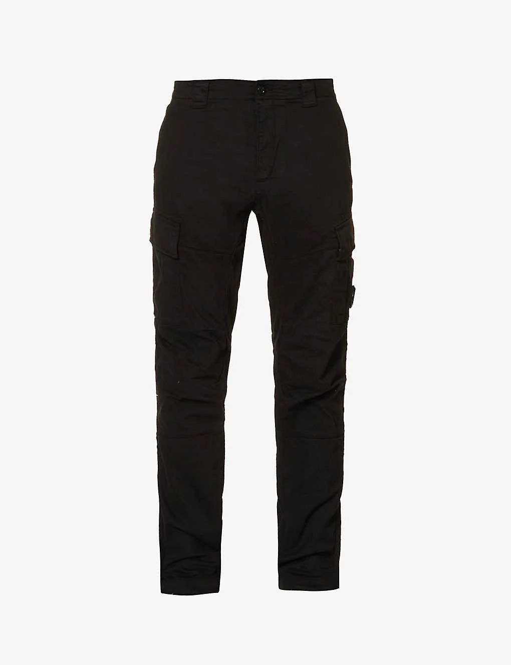 Tapered-leg Mid-rise Stretch-cotton Cargo Trousers 1 Tapered-leg Mid-rise Stretch-cotton Cargo Trousers
