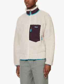 Patagonia Classic Retro-X Contrast-pocket Fleece Jacket 7 Patagonia Classic Retro-X Contrast-pocket Fleece Jacket -AllSain Clothing Shop R04189534 NATURALWOBSIDIANPLUM ALT02