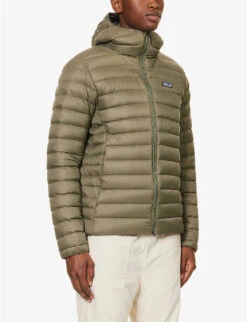 Patagonia Padded Brand-patch Recycled-nylon Down Jacket 7 Patagonia Padded Brand-patch Recycled-nylon Down Jacket -AllSain Clothing Shop R04189548 BASINGREEN ALT02