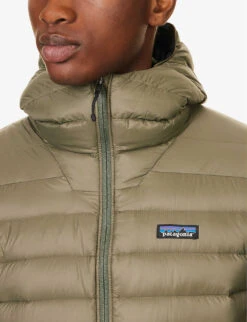 Patagonia Padded Brand-patch Recycled-nylon Down Jacket 9 Patagonia Padded Brand-patch Recycled-nylon Down Jacket -AllSain Clothing Shop R04189548 BASINGREEN ALT04