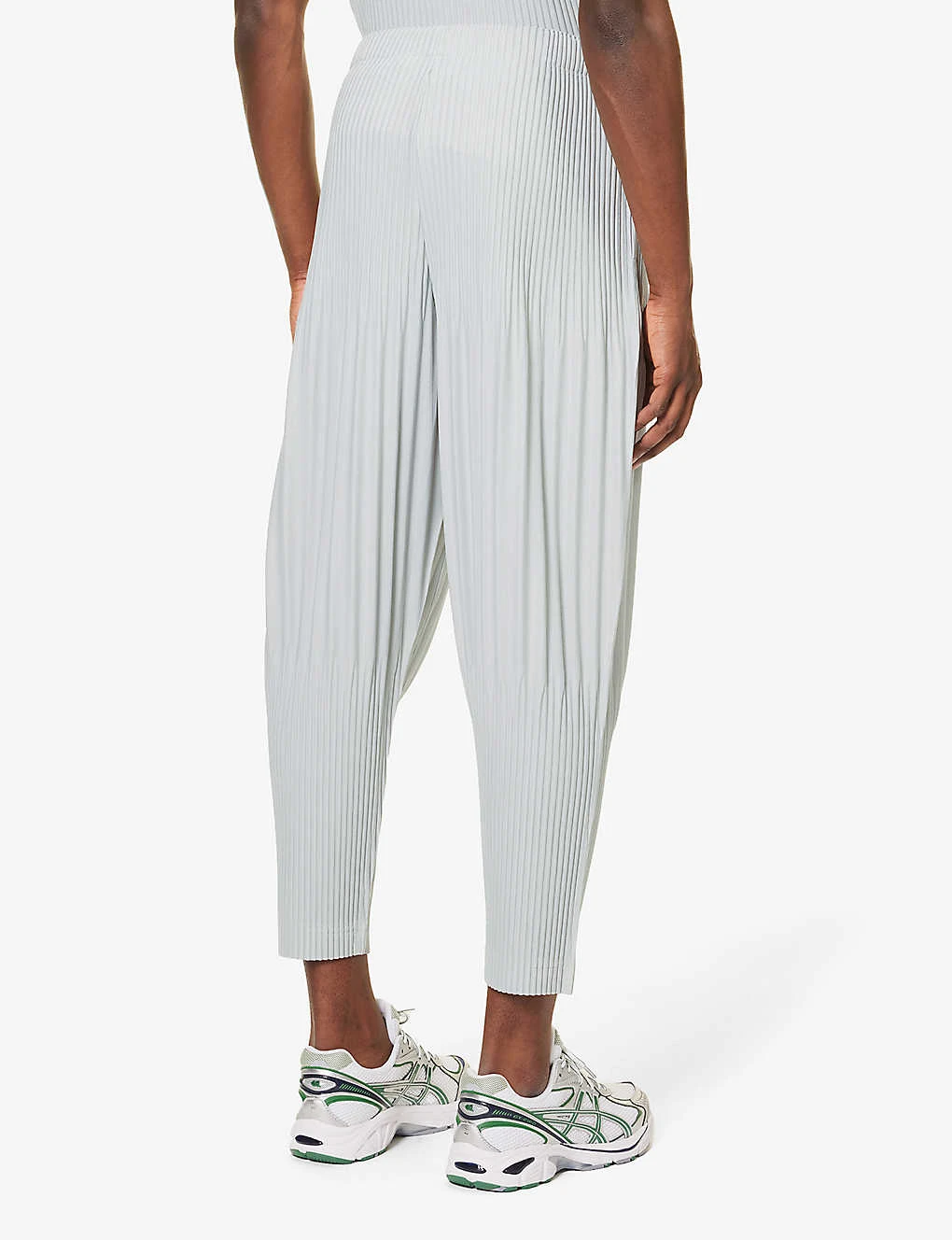 Basic Pleated Wide-leg Relaxed-fit Knitted Trousers 4 Basic Pleated Wide-leg Relaxed-fit Knitted Trousers - Image 4