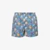 Sunspel Floral-print Cotton-poplin Boxers