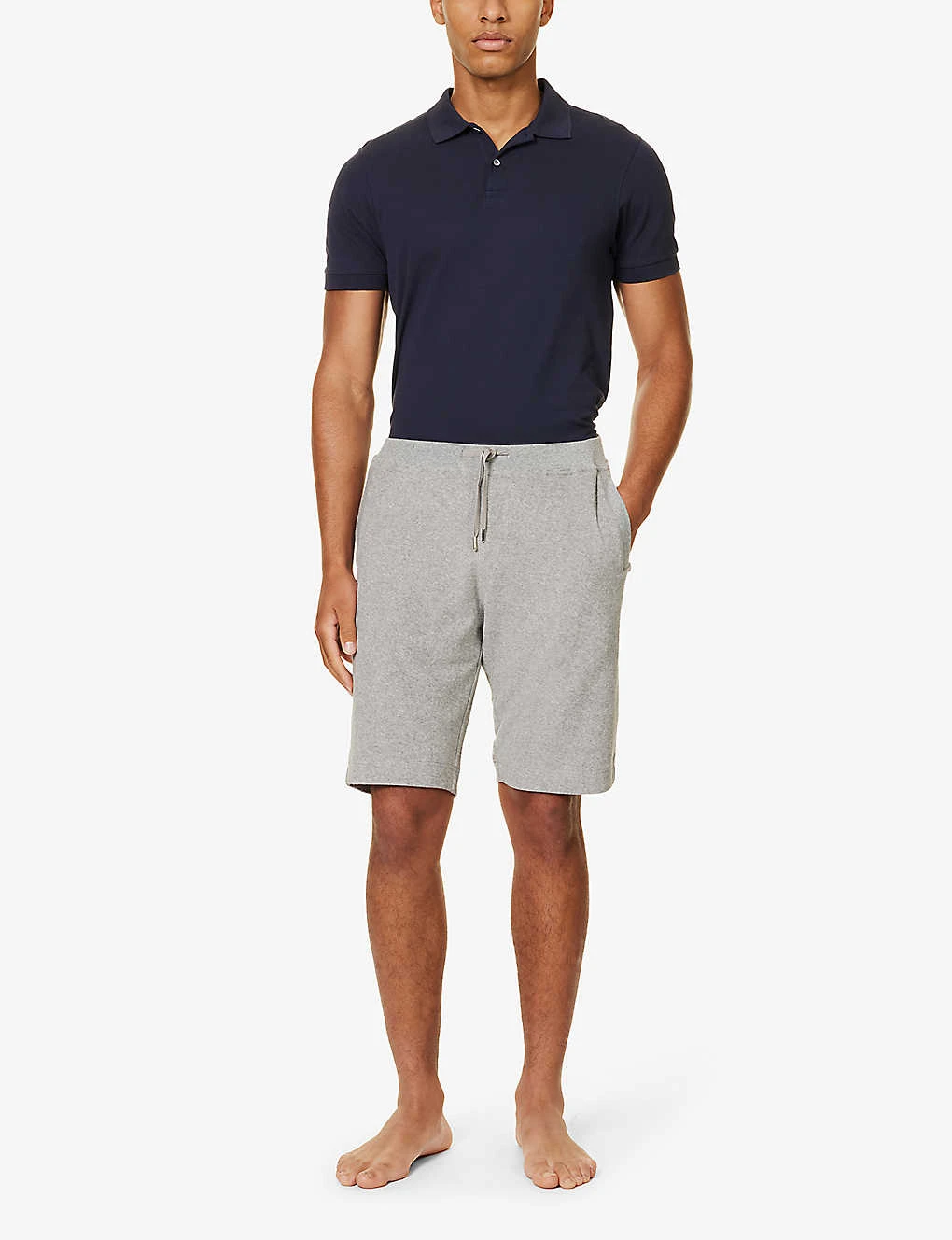 Sunspel Drawstring-waist Mid-rise Cotton-towelling Shorts 2 Sunspel Drawstring-waist Mid-rise Cotton-towelling Shorts - Image 2