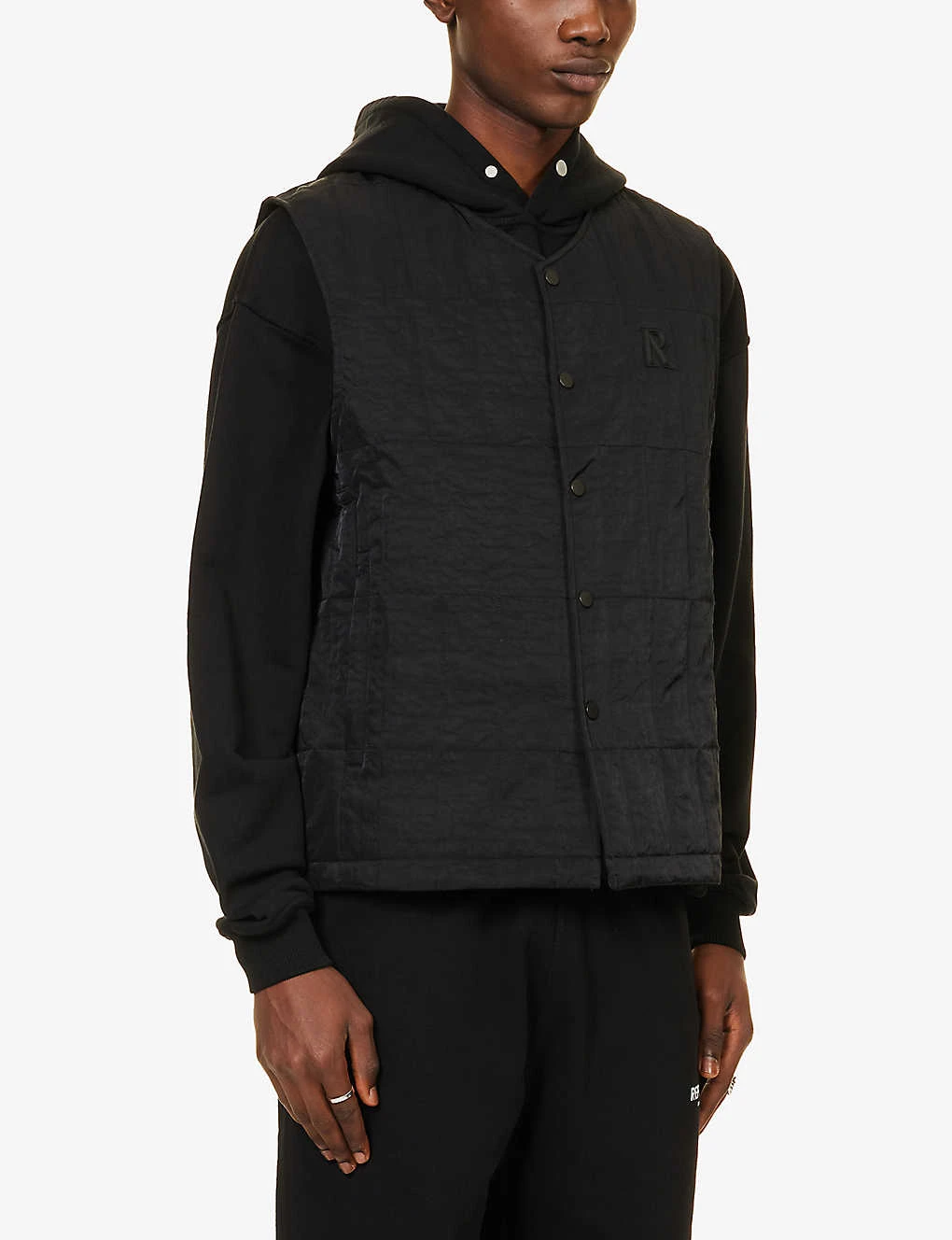 Represent Quilted Sleeveless Woven Gilet 3 Represent Quilted Sleeveless Woven Gilet - Image 3