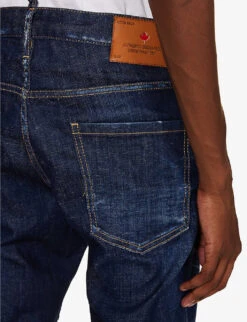 DSQUARED2 Cool Guy Slim-fit Tapered-leg Stretch-denim Jeans -AllSain Clothing Shop R04196732 NAVYBLUE ALT05