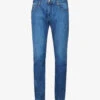 Emporio Armani Straight-leg Slim-fit Stretch-denim Jeans