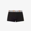 MOSCHINO Pack Of Two Logo-waistband Stretch-cotton Trunks